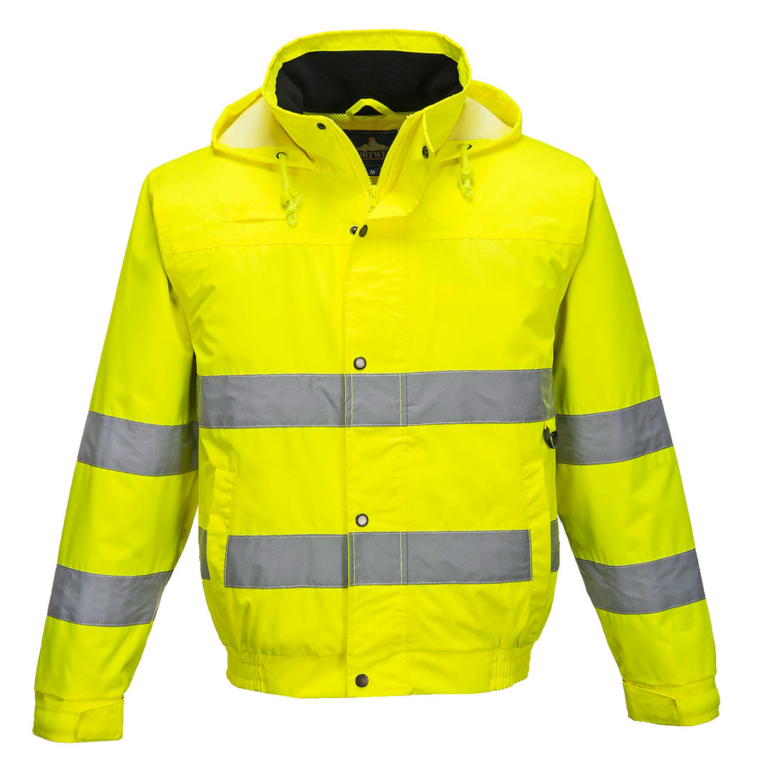 Portwest S161 Hi Vis Lite Bomber Jacket 1#colour_yellow