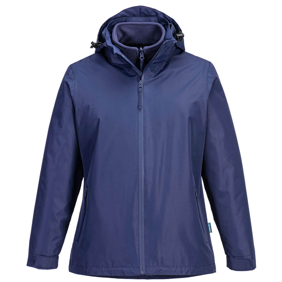 Portwest S574 Womens Breathable Waterproof 3-in-1 Jacket Navy Main#colour_navy