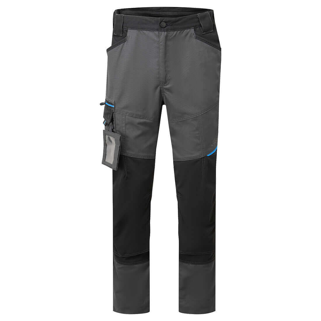 Portwest T718 WX3 Slim Fit Work Trousers Metal Grey Main#colour_metal-grey