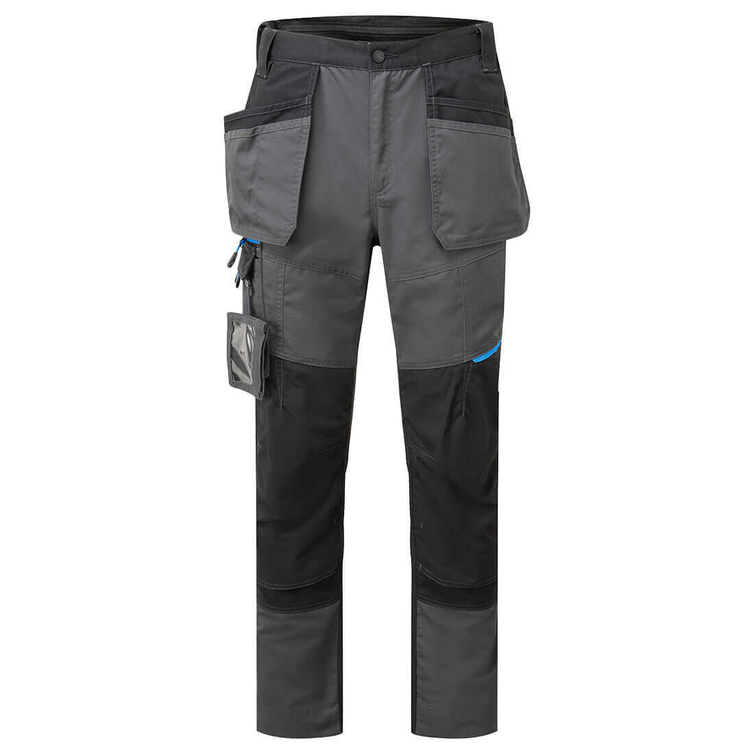 Portwest T719 WX3 Slim Fit Holster Trousers Metal Grey Main#colour_metal-grey