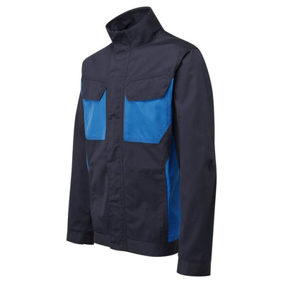 Portwest T745 WX3 Industrial Wash Jacket Dark Navy Image 2#colour_dark-navy