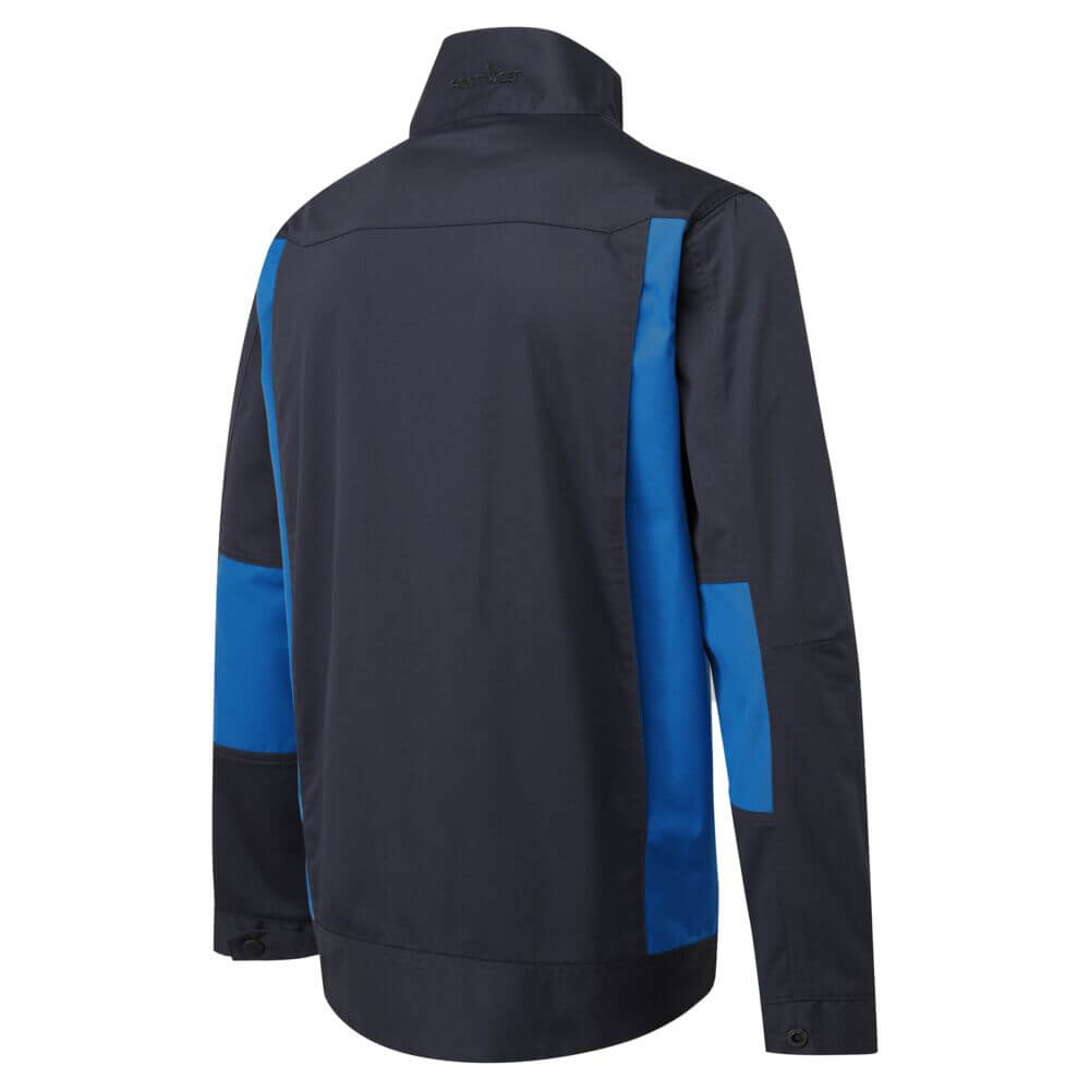 Portwest T745 WX3 Industrial Wash Jacket Dark Navy Image 3#colour_dark-navy