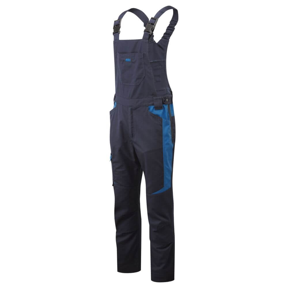 Portwest T746 WX3 Industrial Wash Bib and Brace Dark Navy Image 2#colour_dark-navy