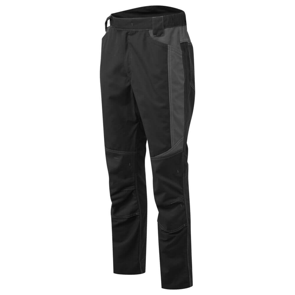 Portwest T747 WX3 Industrial Wash Trousers Black Image 2#colour_black