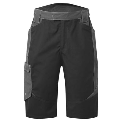 Portwest T748 WX3 Industrial Wash Shorts Black Main#colour_black