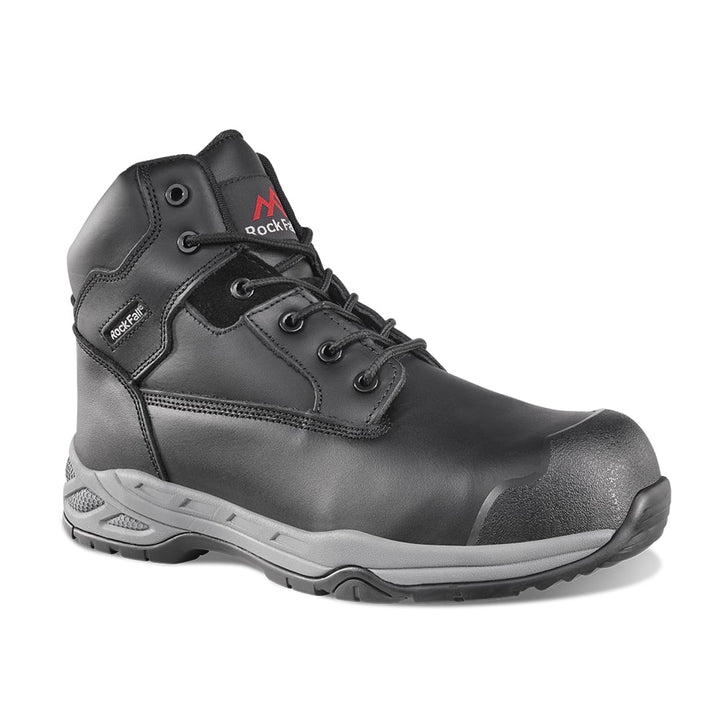 RockFall Flint Work Boots RF440A - Black, Lightweight