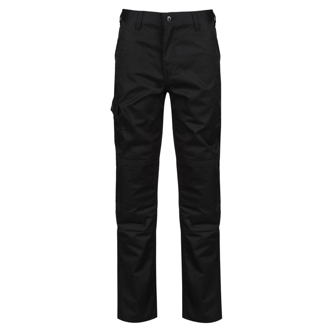 Regatta Professional Mens Cargo Work Trousers Black 1#colour_black