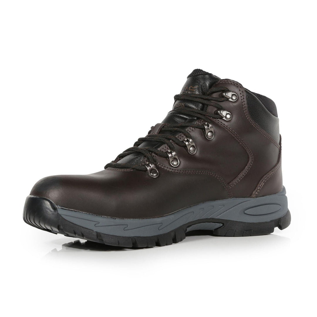 Regatta Professional Mens Gritstone Safety Hiker Boots Peat 3#colour_peat