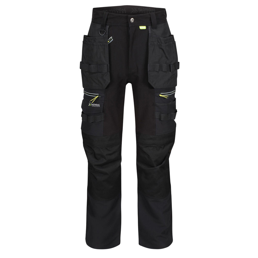 Regatta Professional Mens Infiltrate Softshell Stretch Trousers Black 1