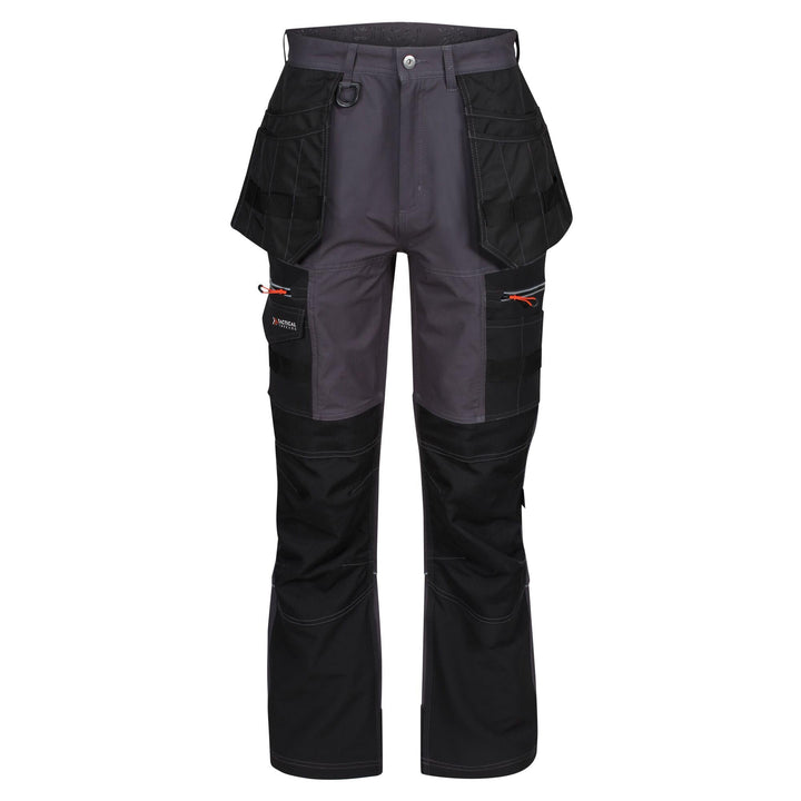 Regatta Professional Mens Infiltrate Softshell Stretch Trousers Iron Black 1