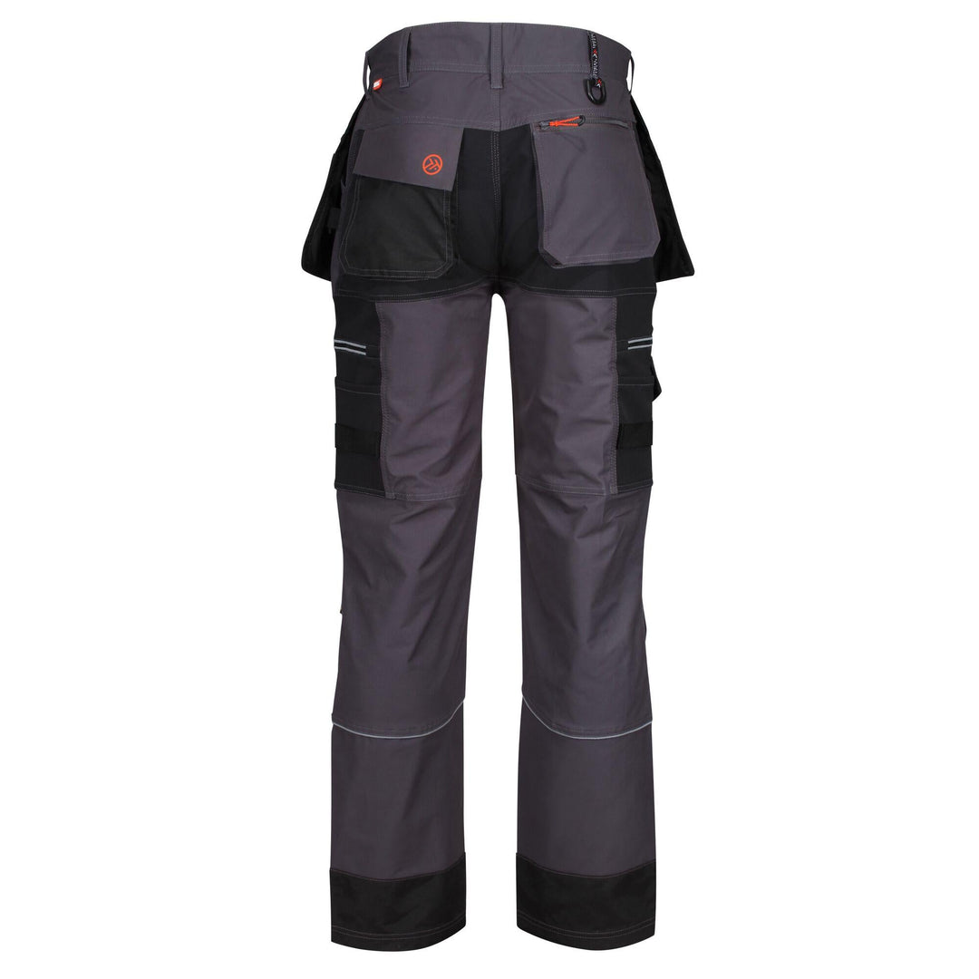 Regatta Professional Mens Infiltrate Softshell Stretch Trousers Iron Black 2