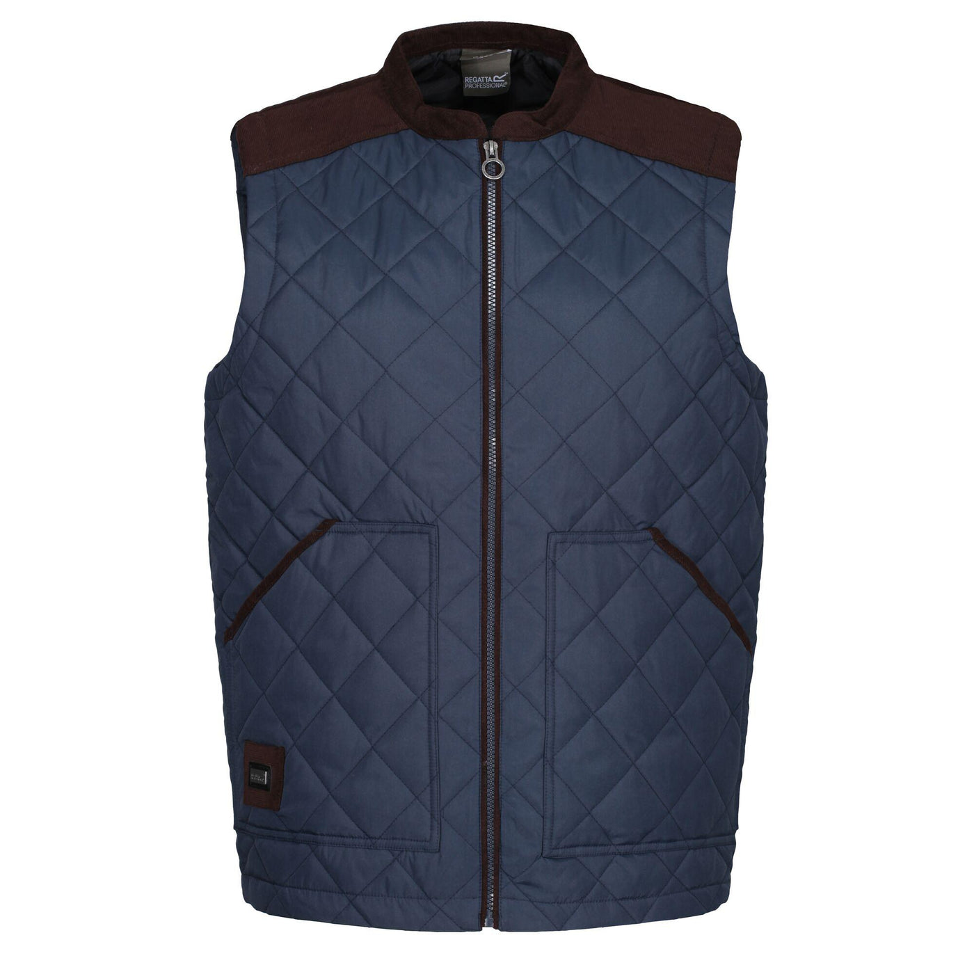 Regatta Professional Mens Moreton Quilted Bodywarmer Navy 1#colour_navy