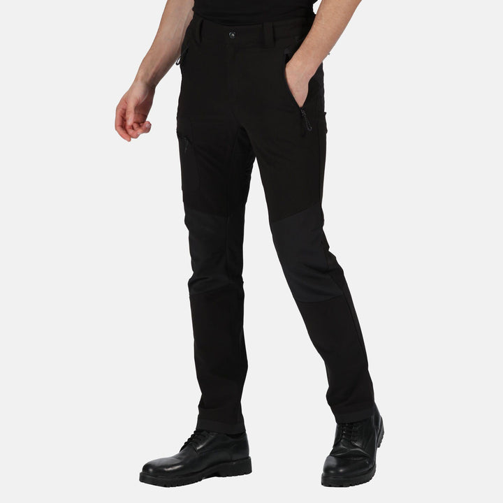 Regatta Professional Mens Prolite Softshell Stretch Trousers Black Model 8