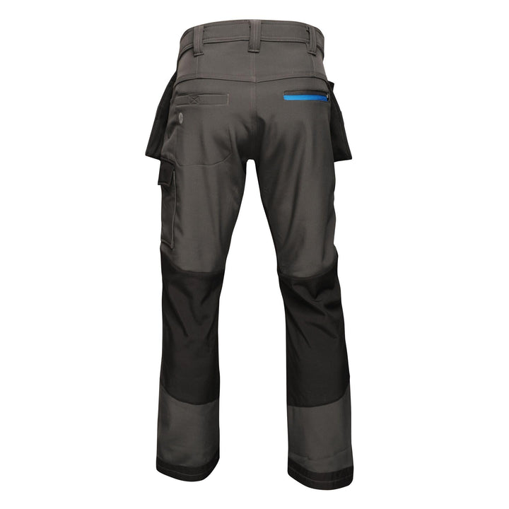 Regatta Professional Mens Strategic Softshell Work Trousers Ash 2