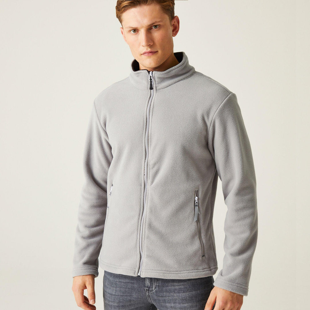 Regatta Professional Ascender Fleece Mineral Grey/Black Model 1#colour_mineral-grey-black