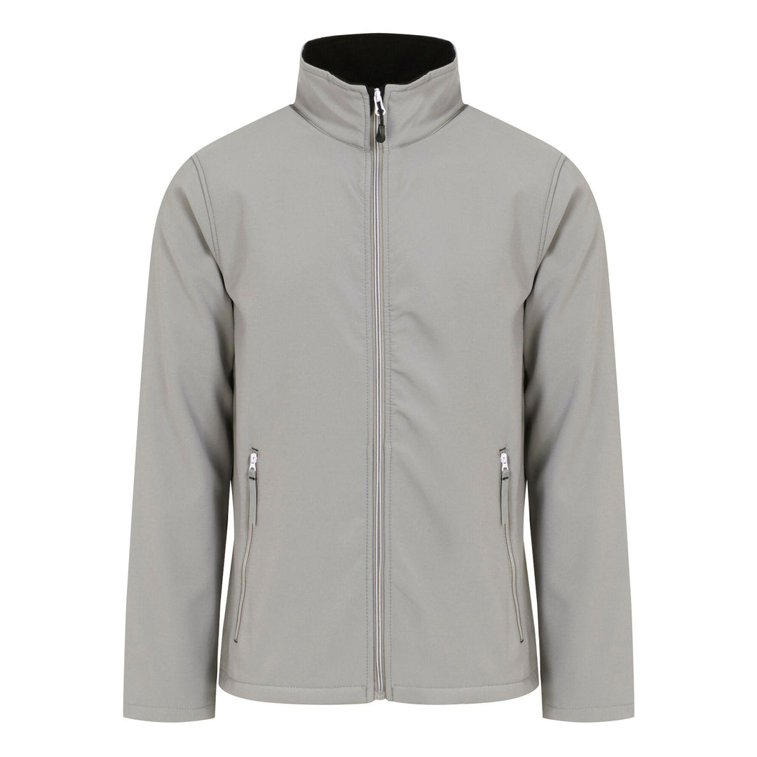 Regatta Professional Ascender Water Resistant Softshell Jacket Mineral Grey/Black 1#colour_mineral-grey-black