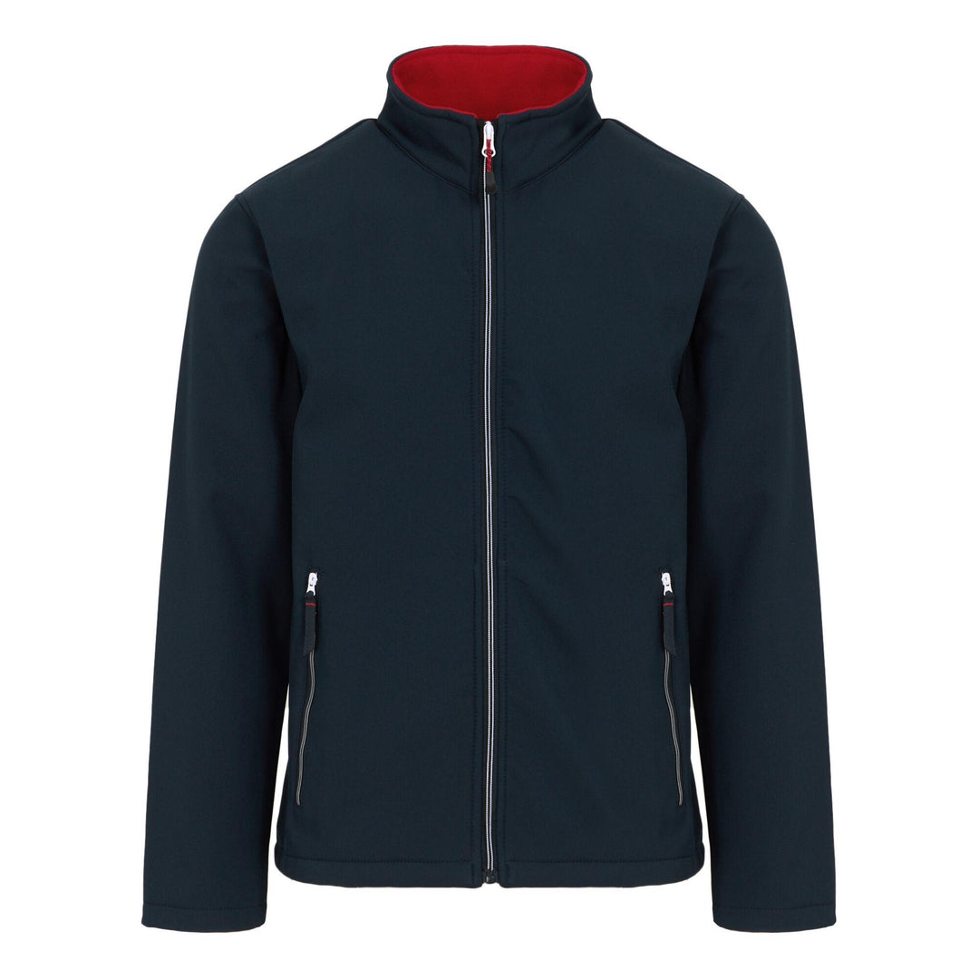 Regatta Professional Ascender Water Resistant Softshell Jacket Navy/Classic Red 1#colour_navy-classic-red