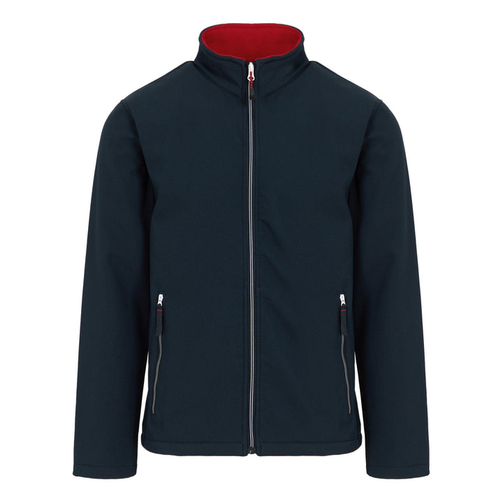 Regatta Professional Ascender Water Resistant Softshell Jacket Navy/Classic Red 1#colour_navy-classic-red