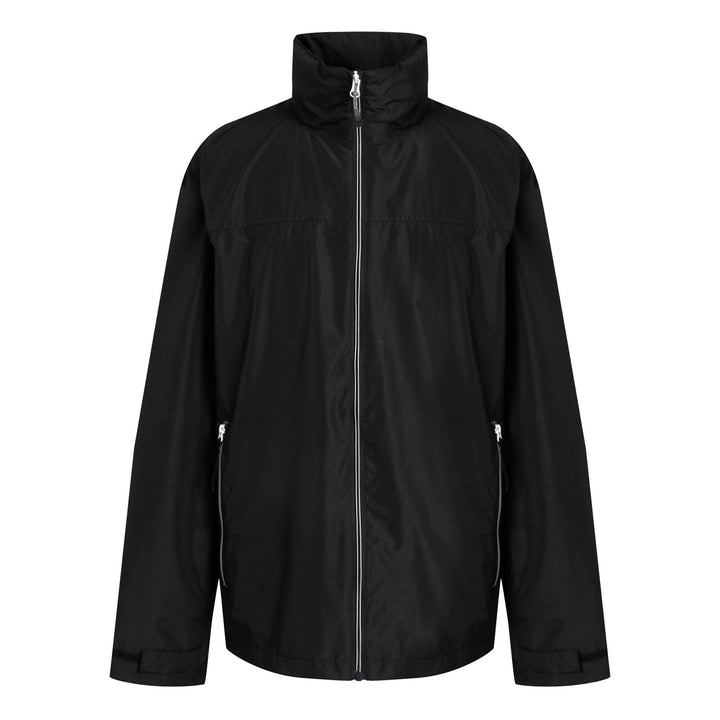 Regatta Professional Ascender Waterproof Shell Jacket Black/Mineral Grey 1#colour_black-mineral-grey