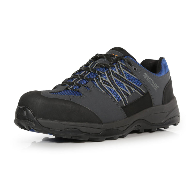 Regatta Professional Claystone S3 Steel Toe Cap Safety Shoes Oxford Blue/Briar 1#colour_oxford-blue-briar