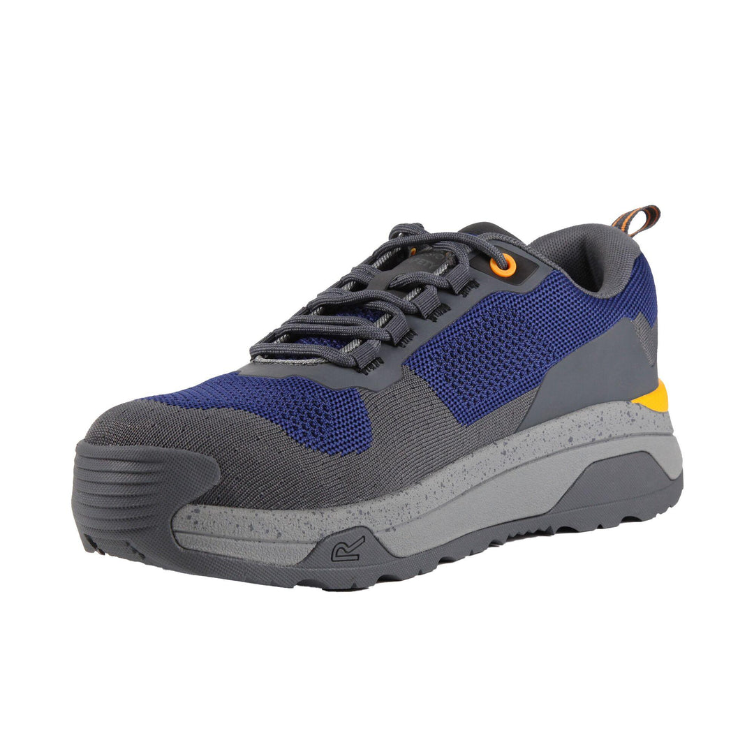 Regatta Professional Crossfort S1 X-Over Metal-Free Safety Trainers Twilight Blue/Gun Metal 3#colour_twilight-blue-gun-metal