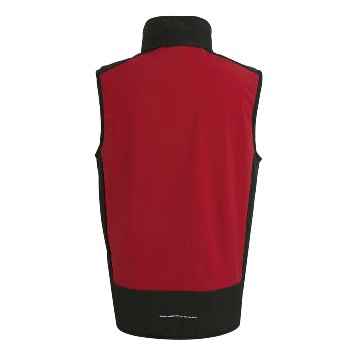 Regatta Professional E-Volve Unisex Softshell Hybrid Bodywarmer Classic Red/Black 2#colour_classic-red-black