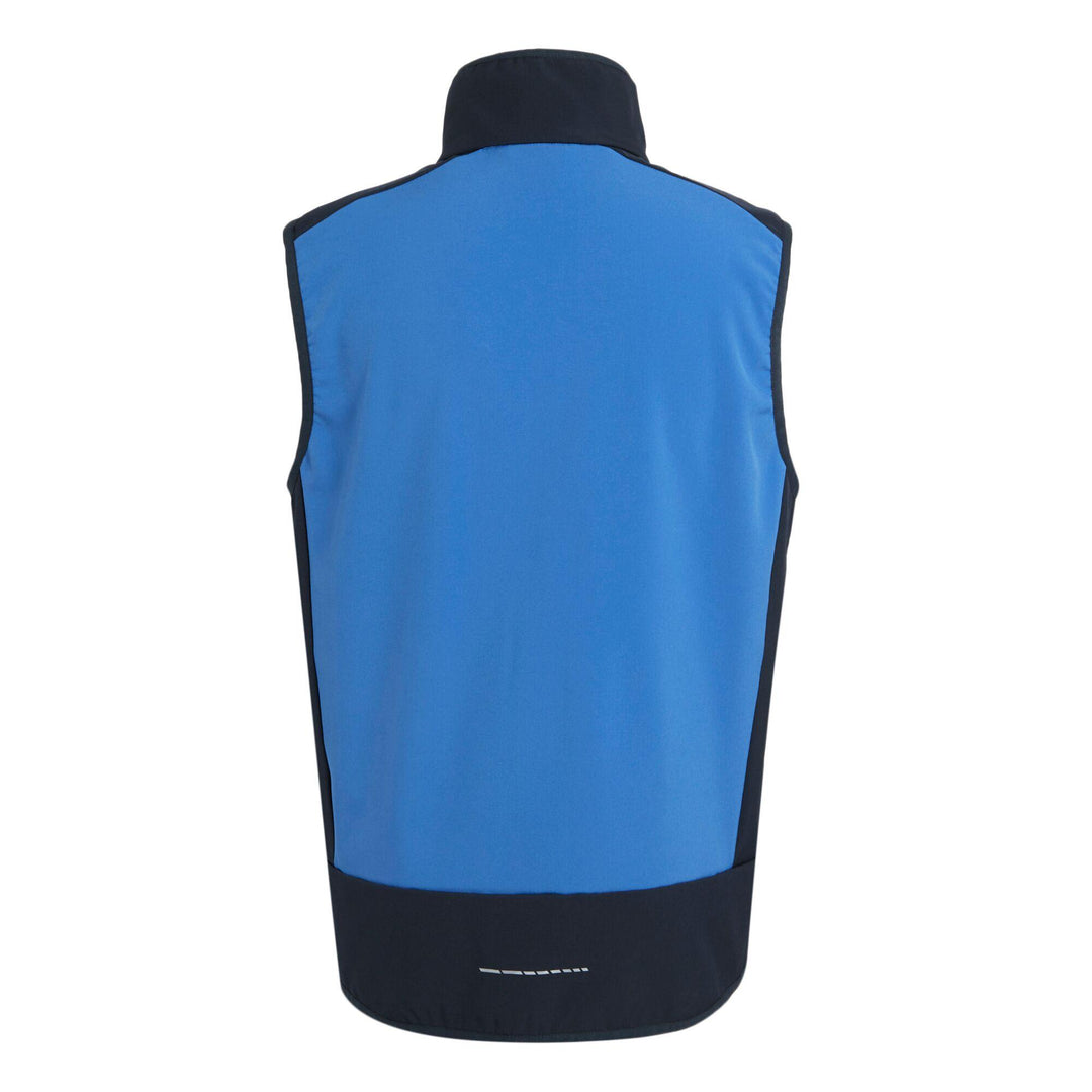 Regatta Professional E-Volve Unisex Softshell Hybrid Bodywarmer Strong Blue/Navy 2#colour_strong-blue-navy