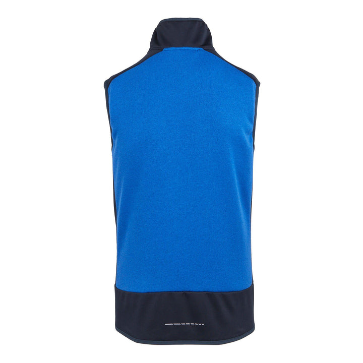 Regatta Professional E-Volve Unisex Stretch Hybrid Midlayer Bodywarmer Strong Blue/Navy 2#colour_strong-blue-navy