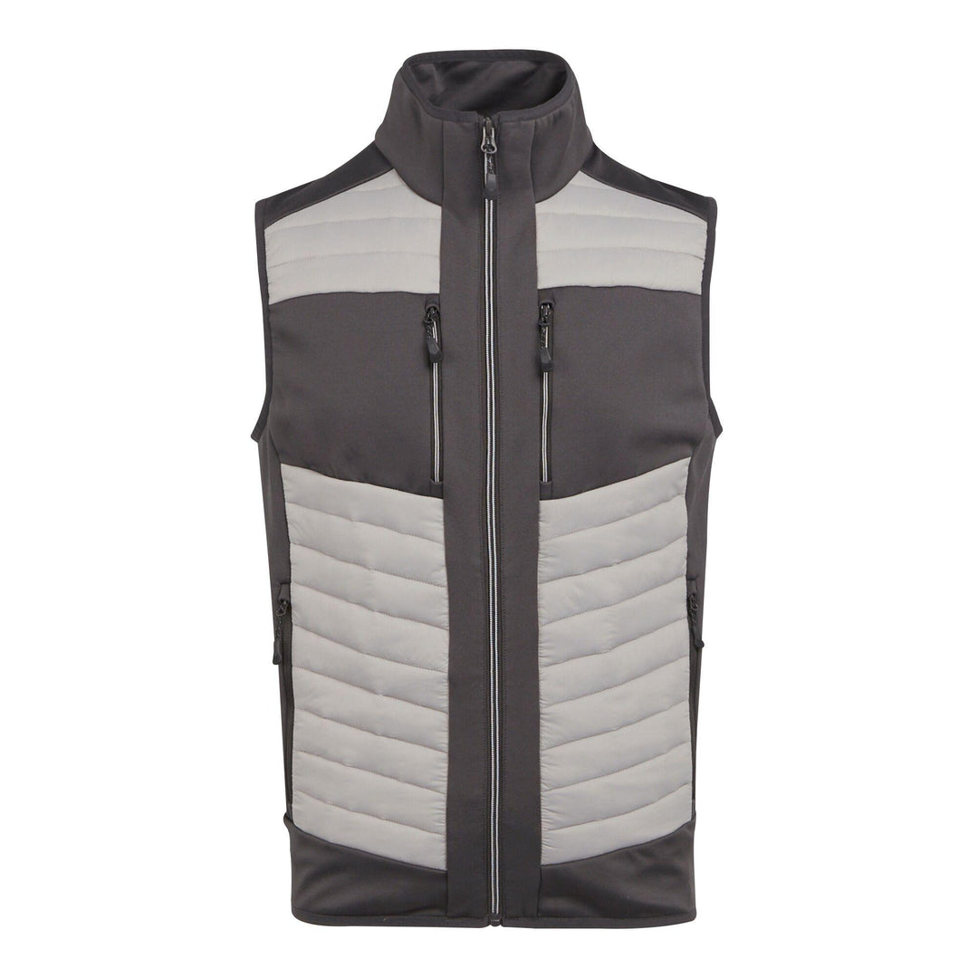 Regatta Professional E-Volve Unisex Thermal Hybrid Lightweight Bodywarmer Mineral Grey/Ash 1#colour_mineral-grey-ash