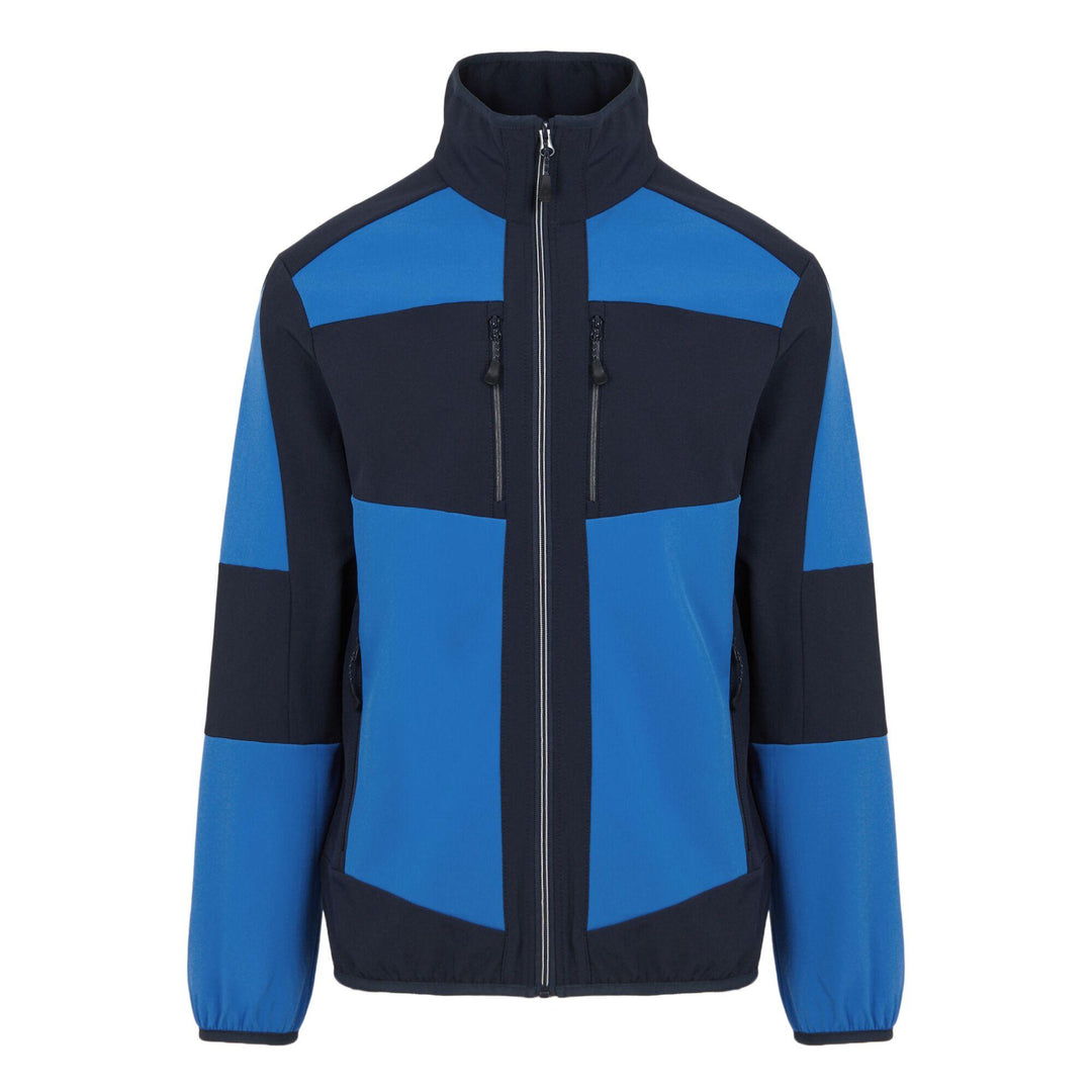 Regatta Professional E-Volve Unisex Water Resistant Softshell Hybrid Jacket Strong Blue/Navy 1#colour_strong-blue-navy