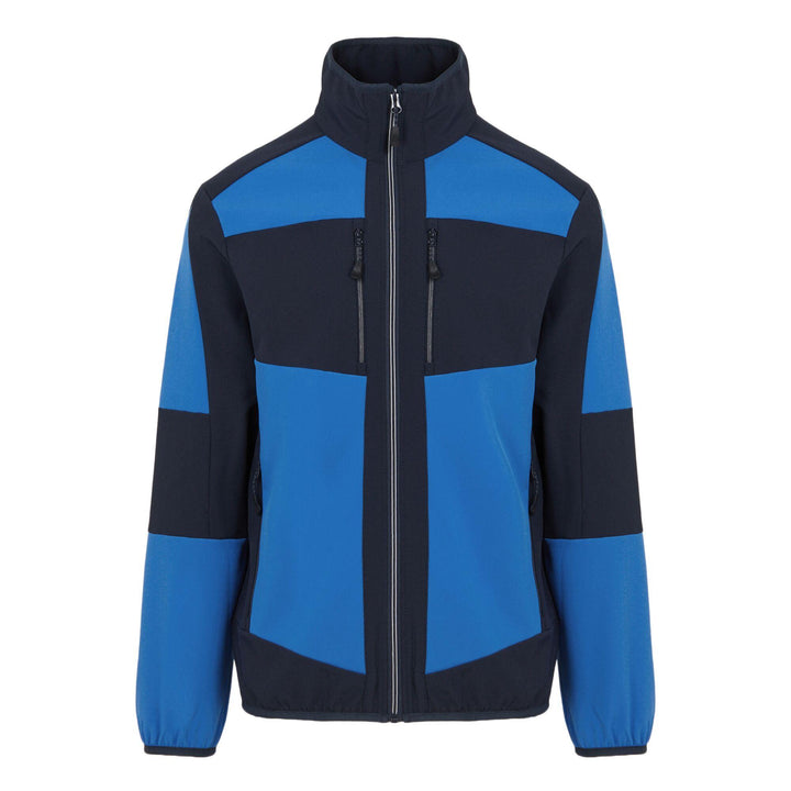 Regatta Professional E-Volve Unisex Water Resistant Softshell Hybrid Jacket Strong Blue/Navy 1#colour_strong-blue-navy