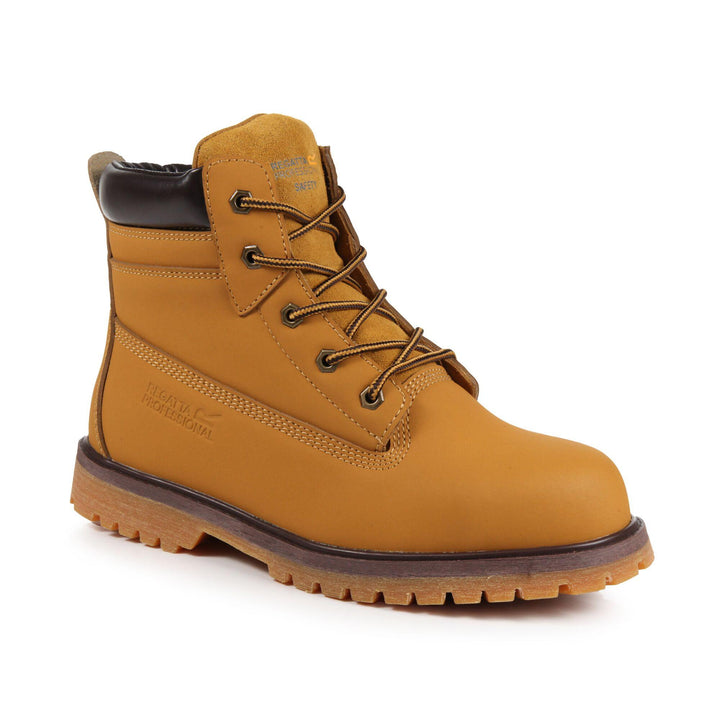 Regatta Professional Expert S1P Steel Toe Cap Safety Boots Honey 1#colour_honey