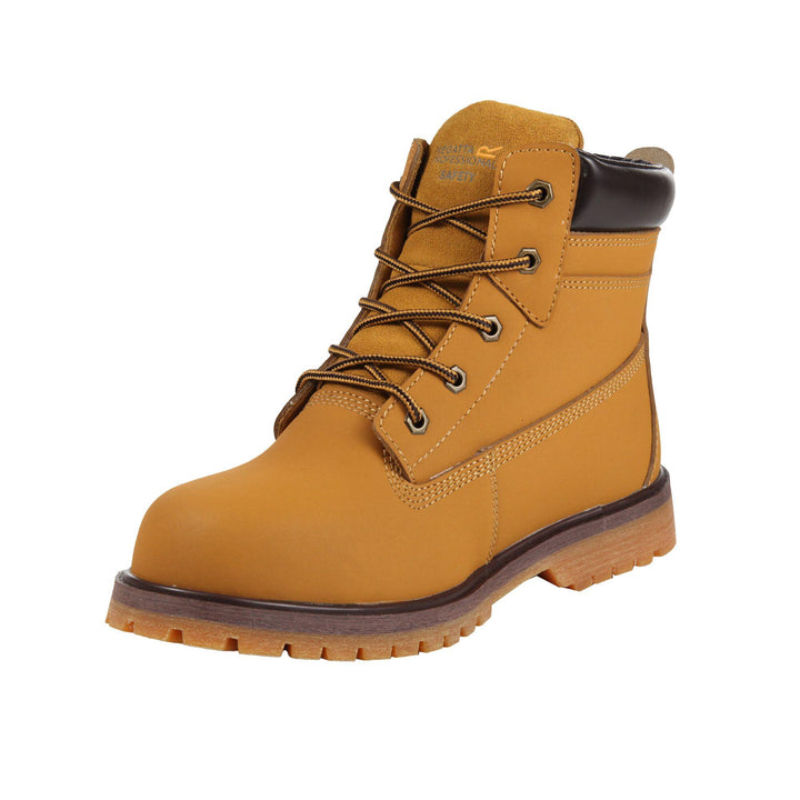 Regatta Professional Expert S1P Steel Toe Cap Safety Boots Honey 3#colour_honey