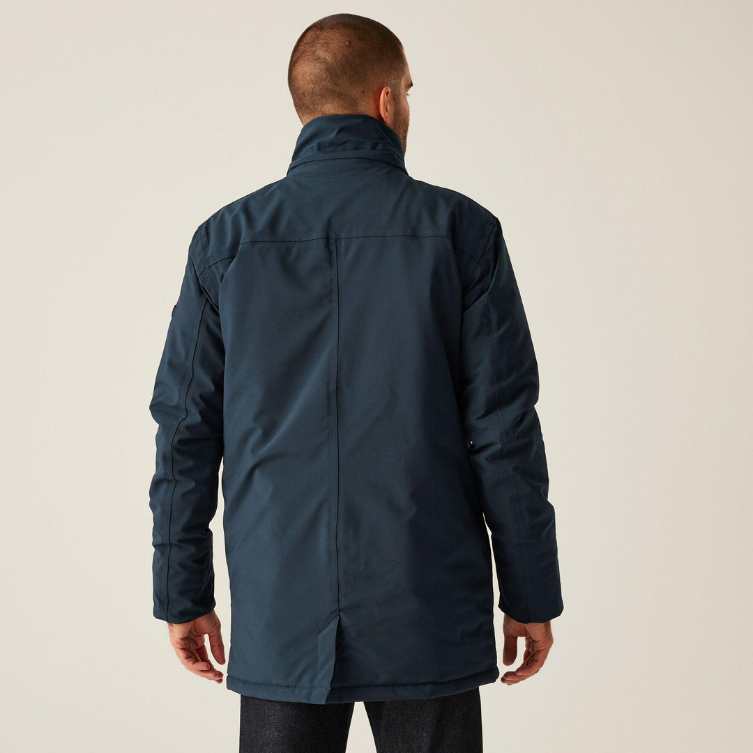 Regatta Professional Hampton Executive Waterproof Thermal Insulated Jacket Navy Model 2#colour_navy