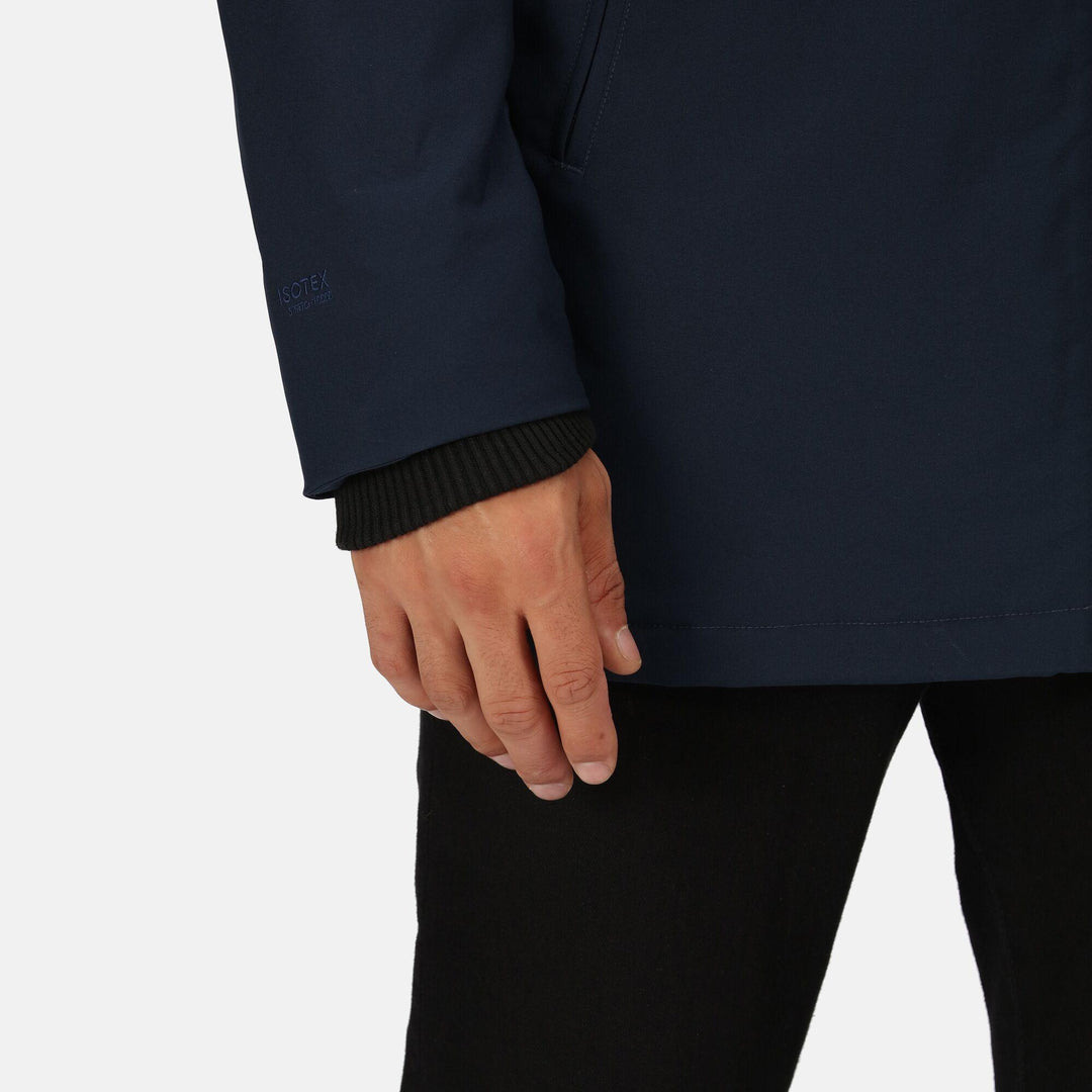 Regatta Professional Hampton Executive Waterproof Thermal Insulated Jacket Navy Model 4#colour_navy