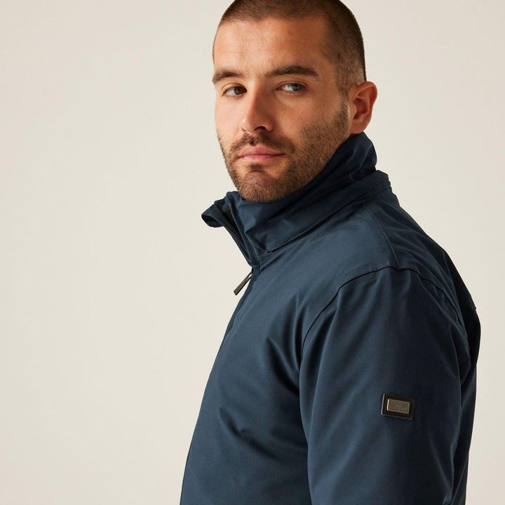 Regatta Professional Hampton Executive Waterproof Thermal Insulated Jacket Navy Model 7#colour_navy