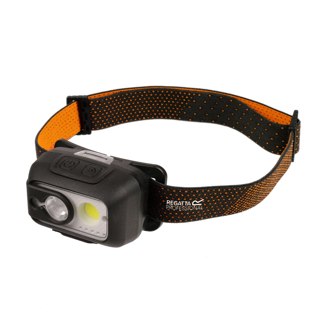 Regatta Professional Headlight Black/Orange 1#colour_black-orange