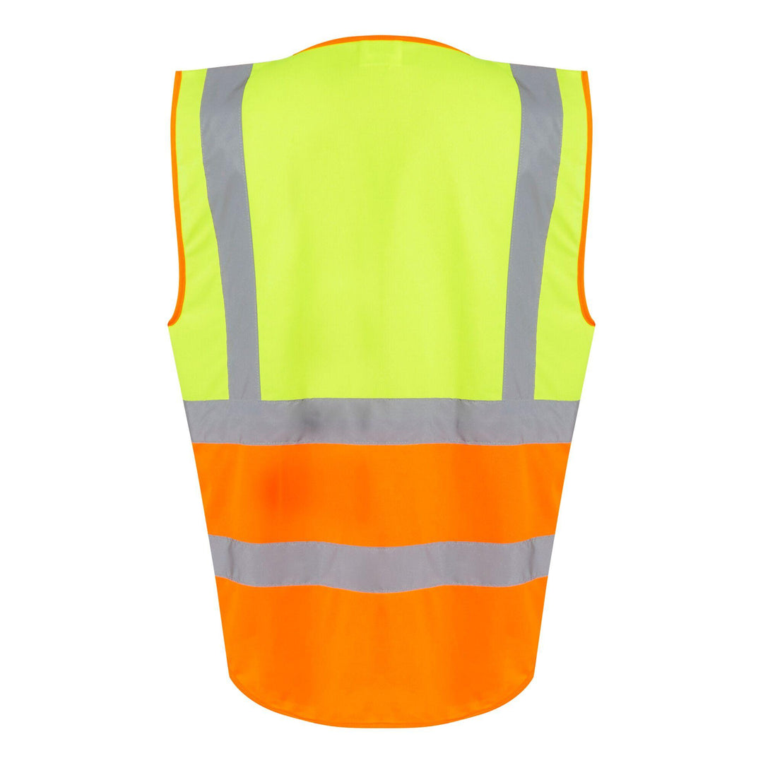 Regatta Professional Hi-Vis Executive Vest Yellow/Orange 2#colour_yellow-orange