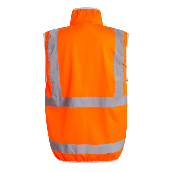 Regatta Professional Hi-Vis Full Zip Gilet Orange 2#colour_orange