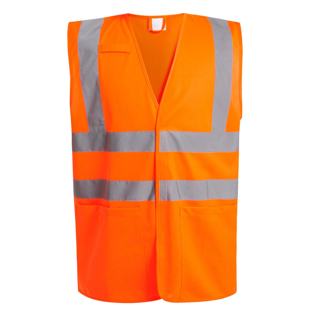 Regatta Professional Hi-Vis Supervisor Vest Orange 1#colour_orange