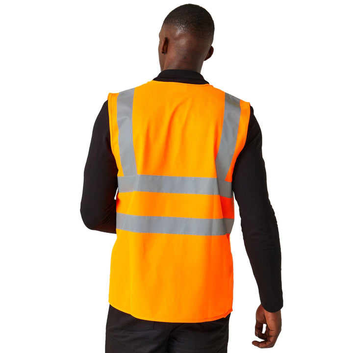 Regatta Professional Hi-Vis Supervisor Vest Orange Model 2#colour_orange