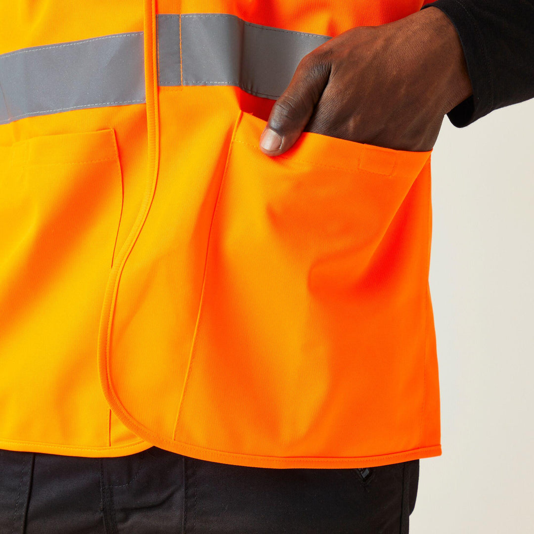 Regatta Professional Hi-Vis Supervisor Vest Orange Model 6#colour_orange