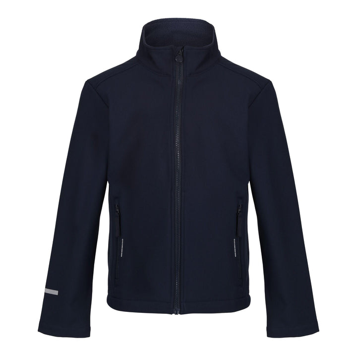 Regatta Professional Kids Ablaze Softshell Jacket Navy 1#colour_navy