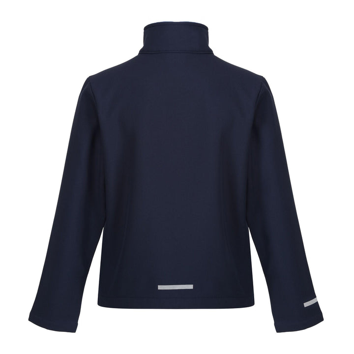 Regatta Professional Kids Ablaze Softshell Jacket Navy/Royal Blue 2#colour_navy-royal-blue