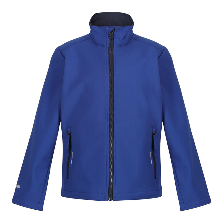 Regatta Professional Kids Ablaze Softshell Jacket Royal Blue/Navy 1#colour_royal-blue-navy