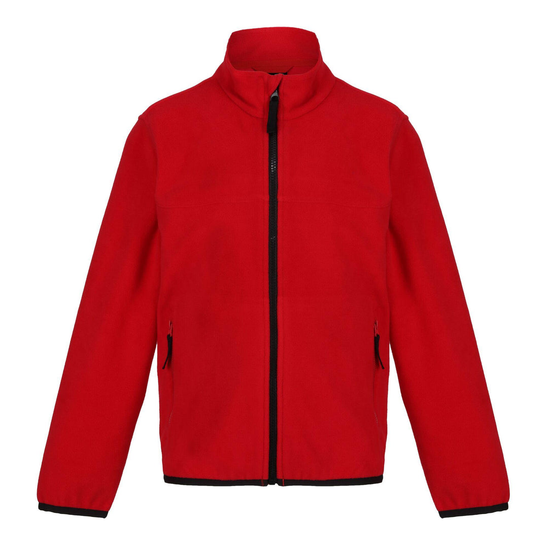 Regatta Professional Kids Full Zip Microfleece Classic Red 1#colour_classic-red