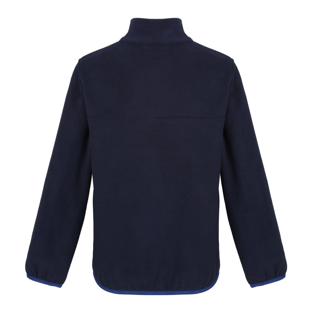 Regatta Professional Kids Half-Zip Microfleece Navy 2#colour_navy