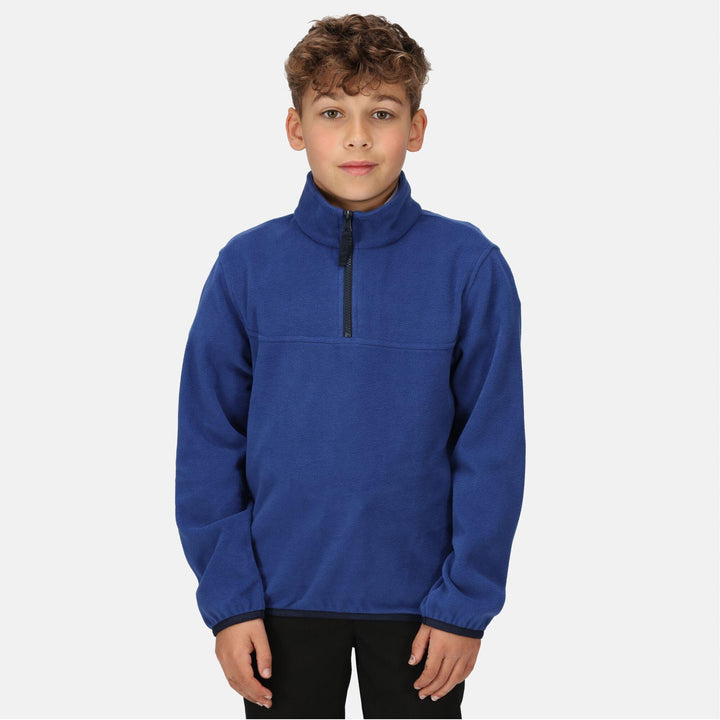 Regatta Professional Kids Half-Zip Microfleece New Royal Model 1#colour_new-royal