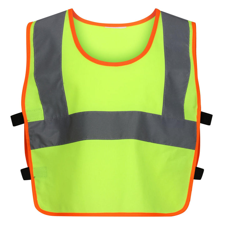 Regatta Professional Kids Junior Hi Vis Tabard Fluro Yellow 1#colour_fluro-yellow