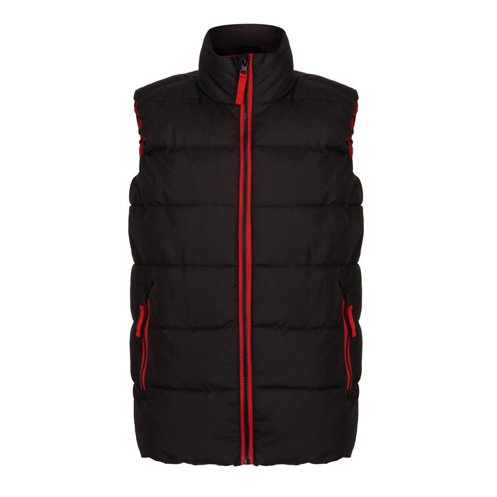 Regatta Professional Kids Scholar Thermal Insulated Bodywarmer Black/Classic Red 1#colour_black-classic-red